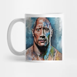 digital image of Dwayne Mug